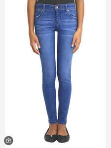 Tractr Juniors' Mid-Rise Distressed Skinny Jeans, Light Wash, Size 14